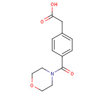1203546-30-8 2-[4-(morpholine-4-carbonyl)phenyl]acetic acid chemical structure