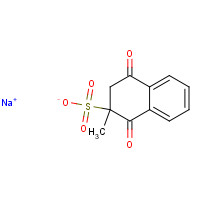 57414-02-5 sodium;2-methyl-1,4-dioxo-3H-naphthalene-2-sulfonate chemical structure