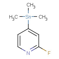 697300-76-8 (2-fluoropyridin-4-yl)-trimethylstannane chemical structure