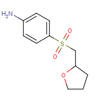1250946-19-0 4-(oxolan-2-ylmethylsulfonyl)aniline chemical structure