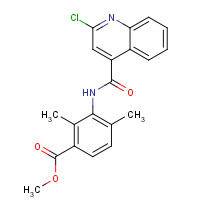 1529761-37-2 methyl 3-[(2-chloroquinoline-4-carbonyl)amino]-2,4-dimethylbenzoate chemical structure