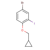 1369873-05-1 4-bromo-1-(cyclopropylmethoxy)-2-iodobenzene chemical structure