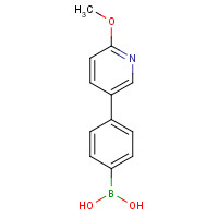 1224724-40-6 [4-(6-methoxypyridin-3-yl)phenyl]boronic acid chemical structure