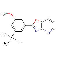 60772-75-0 2-(3-tert-butyl-5-methoxyphenyl)-[1,3]oxazolo[4,5-b]pyridine chemical structure