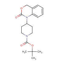 162045-30-9 tert-butyl 4-(2-oxo-4H-3,1-benzoxazin-1-yl)piperidine-1-carboxylate chemical structure