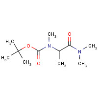 1418293-53-4 tert-butyl N-[1-(dimethylamino)-1-oxopropan-2-yl]-N-methylcarbamate chemical structure