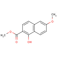 117666-73-6 methyl 1-hydroxy-6-methoxynaphthalene-2-carboxylate chemical structure