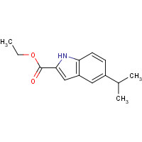 881041-38-9 ethyl 5-propan-2-yl-1H-indole-2-carboxylate chemical structure