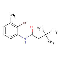 1319197-30-2 N-(2-bromo-3-methylphenyl)-3,3-dimethylbutanamide chemical structure