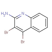 41320-98-3 3,4-dibromoquinolin-2-amine chemical structure