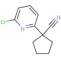 916176-89-1 1-(6-chloropyridin-2-yl)cyclopentane-1-carbonitrile chemical structure