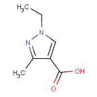 113131-46-7 1-ethyl-3-methylpyrazole-4-carboxylic acid chemical structure