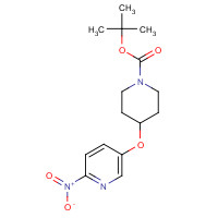 1231930-18-9 tert-butyl 4-(6-nitropyridin-3-yl)oxypiperidine-1-carboxylate chemical structure