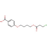 182922-17-4 4-[4-(3-chloropropanoyloxy)butoxy]benzoic acid chemical structure