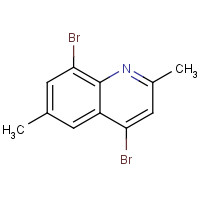 1189107-53-6 4,8-dibromo-2,6-dimethylquinoline chemical structure