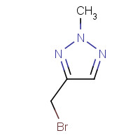 942060-51-7 4-(bromomethyl)-2-methyltriazole chemical structure