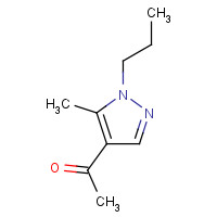 956951-04-5 1-(5-methyl-1-propylpyrazol-4-yl)ethanone chemical structure