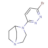 695184-05-5 4-(6-bromopyridazin-3-yl)-1,4-diazabicyclo[3.2.2]nonane chemical structure