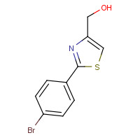 21160-53-2 [2-(4-bromophenyl)-1,3-thiazol-4-yl]methanol chemical structure