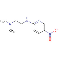 63764-05-6 N',N'-dimethyl-N-(5-nitropyridin-2-yl)ethane-1,2-diamine chemical structure