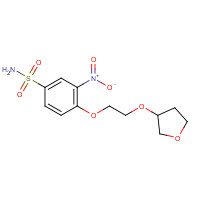 1257049-24-3 3-nitro-4-[2-(oxolan-3-yloxy)ethoxy]benzenesulfonamide chemical structure