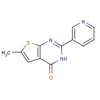 301346-49-6 6-methyl-2-pyridin-3-yl-3H-thieno[2,3-d]pyrimidin-4-one chemical structure