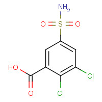 869965-83-3 2,3-dichloro-5-sulfamoylbenzoic acid chemical structure