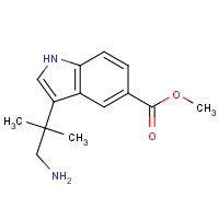 1426079-17-5 methyl 3-(1-amino-2-methylpropan-2-yl)-1H-indole-5-carboxylate chemical structure