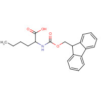 144701-20-2 2-(9H-fluoren-9-ylmethoxycarbonylamino)hexanoic acid chemical structure