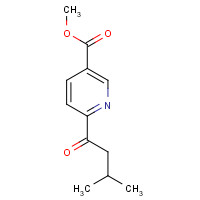 1383799-95-8 methyl 6-(3-methylbutanoyl)pyridine-3-carboxylate chemical structure