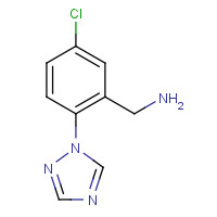 404922-72-1 [5-chloro-2-(1,2,4-triazol-1-yl)phenyl]methanamine chemical structure