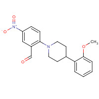 301334-94-1 2-[4-(2-methoxyphenyl)piperidin-1-yl]-5-nitrobenzaldehyde chemical structure