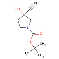 275387-76-3 tert-butyl 3-ethynyl-3-hydroxypyrrolidine-1-carboxylate chemical structure