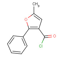 183210-32-4 5-methyl-2-phenylfuran-3-carbonyl chloride chemical structure