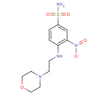610261-21-7 4-(2-morpholin-4-ylethylamino)-3-nitrobenzenesulfonamide chemical structure