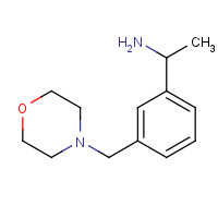 1354659-06-5 1-[3-(morpholin-4-ylmethyl)phenyl]ethanamine chemical structure