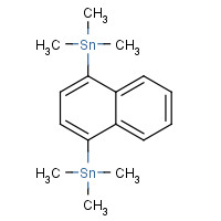 76246-38-3 trimethyl-(4-trimethylstannylnaphthalen-1-yl)stannane chemical structure