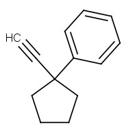 1092352-06-1 (1-ethynylcyclopentyl)benzene chemical structure