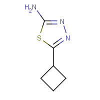56882-73-6 5-cyclobutyl-1,3,4-thiadiazol-2-amine chemical structure