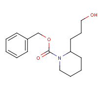 1208368-06-2 benzyl 2-(3-hydroxypropyl)piperidine-1-carboxylate chemical structure