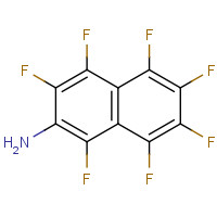 1146-66-3 1,3,4,5,6,7,8-heptafluoronaphthalen-2-amine chemical structure
