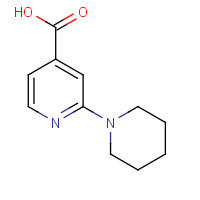855153-75-2 2-piperidin-1-ylpyridine-4-carboxylic acid chemical structure