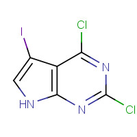1012785-51-1 2,4-dichloro-5-iodo-7H-pyrrolo[2,3-d]pyrimidine chemical structure