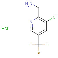 326476-49-7 [3-chloro-5-(trifluoromethyl)pyridin-2-yl]methanamine;hydrochloride chemical structure