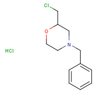 75584-86-0 4-benzyl-2-(chloromethyl)morpholine;hydrochloride chemical structure