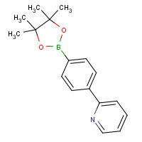 908350-80-1 2-[4-(4,4,5,5-tetramethyl-1,3,2-dioxaborolan-2-yl)phenyl]pyridine chemical structure