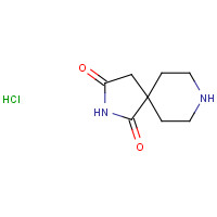 2696-03-9 2,8-diazaspiro[4.5]decane-1,3-dione;hydrochloride chemical structure