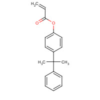 125301-43-1 [4-(2-phenylpropan-2-yl)phenyl] prop-2-enoate chemical structure