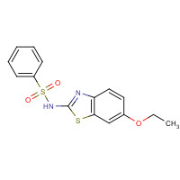 15850-94-9 N-(6-ethoxy-1,3-benzothiazol-2-yl)benzenesulfonamide chemical structure