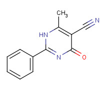 82114-04-3 6-methyl-4-oxo-2-phenyl-1H-pyrimidine-5-carbonitrile chemical structure